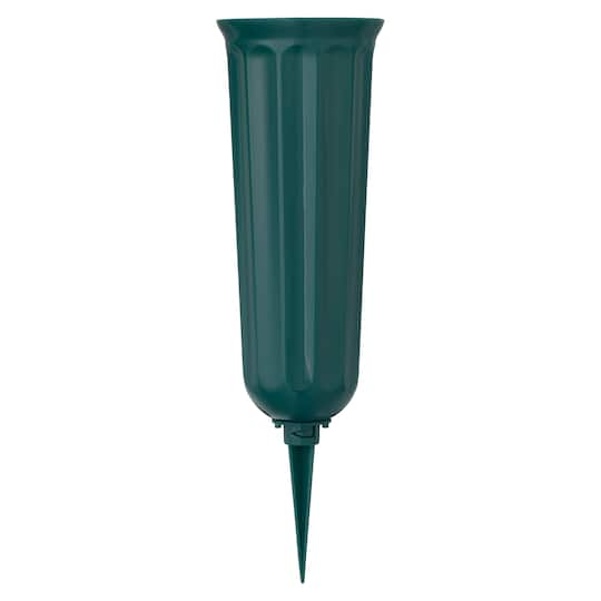 18 Pack: 10" Green Cemetery Vase by Ashland™